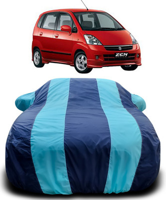 APNEK Car Cover For Maruti Suzuki Zen (With Mirror Pockets)(Blue, Blue)