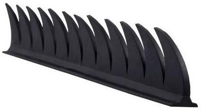 AutoGnix Helmet Mohawk for Bike(Black)