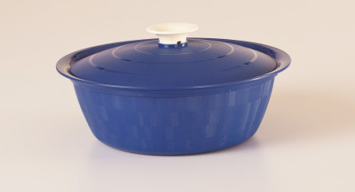 7% OFF on Cuttingedge Daffodil Classic Serving Dish, Set of 1, 1.8 Litre, Electric Blue Thermoware Casserole(1800 ml)