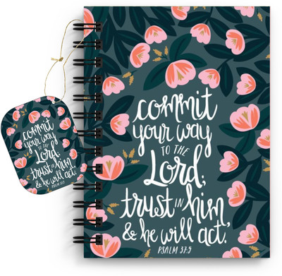 DI-KRAFT Leaf Design Quotes Printed A5 Notebook, 90 GSM, Unruled White 160 Pages (6*8 Inch), Spiral Wiro Binding Diary with Dangler & Desing Design A5 Diary Unruled 160 Pages(Multicolor) DI-KRAFT Leaf Design Quotes Printed A5 Notebook, 90 GSM, Unruled White 160 Pages (6*8 Inch), Spiral Wiro Binding Diary with Dangler & Desing Design A5 Diary Unruled 160 Pages(Multicolor)