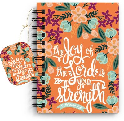 DI-KRAFT Flower design Quote printed A5 Notebook, 90 GSM, Unruled White 160 Pages (6*8 Inch), Spiral Wiro Binding Diary with Dangler & Desing Design A5 Diary Unruled 160 Pages(Multicolor) DI-KRAFT Flower design Quote printed A5 Notebook, 90 GSM, Unruled White 160 Pages (6*8 Inch), Spiral Wiro Binding Diary with Dangler & Desing Design A5 Diary Unruled 160 Pages(Multicolor)