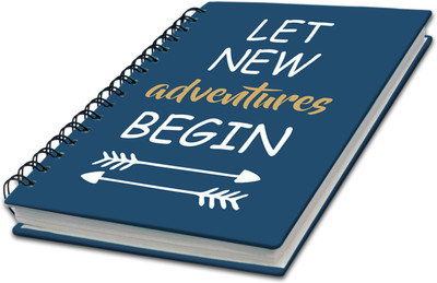 AccuPrints Wiro Binding A5 Note Book Ruled 200 Pages(Multicolor)