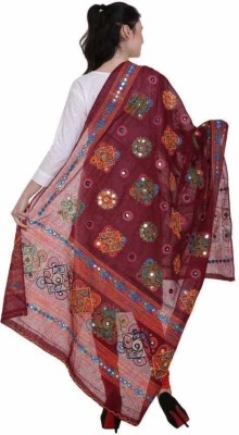 archana fashion club Pure Cotton Embroidered Women Dupatta