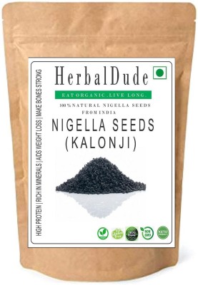 HERBALDUDE Kalonji - Nigella Seeds - Black Cumin Seeds for Calcium , Vitamin , Protein , Minerals and Dietary Fiber (RAW ) Seed Black Cumin Seeds(250 g)