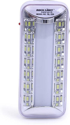 A 1 ROCK LIGHT RECHARGEABLE LIGHT WITH TUBE + 14 LED WITH HANDLE TO CARY & WALL HANGING 4 hrs Lantern Emergency Light(Multicolor) A 1 ROCK LIGHT RECHARGEABLE LIGHT WITH TUBE + 14 LED WITH HANDLE TO CARY & WALL HANGING 4 hrs Lantern Emergency Light(Multicolor)