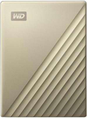 WD 2 TB External Hard Disk Drive (HDD)(Gold)