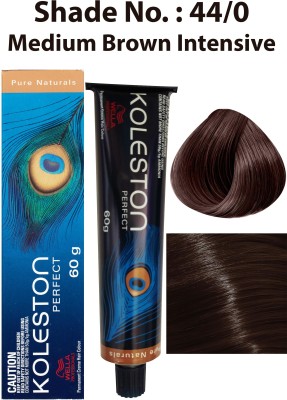 Wella Professionals Koleston Perfect Pure Naturals Hair Color 44/0 Colorant Tube 60g_2 , Medium Brown Intensive