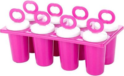 PGK TRADERS Candy Maker, Kulfi Maker, Ice Tray Maker Multicolor Plastic Ice Cube Tray(Pack of1)