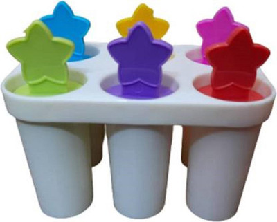 Bekner White, Multicolor Plastic Ice Cube Tray(Pack of1)