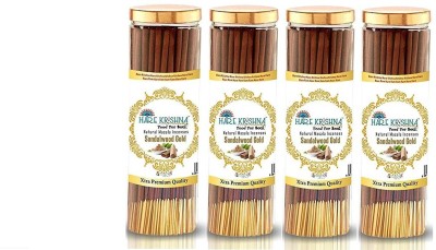 Vringra Sandalwood Agarbatti – Aromatic Dhoop Agarbatti - Sandal Incense Stick - Agarbatti Stick (Pack of 4) Sandalwood(800, Set of 4)