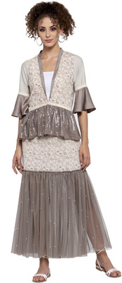 LELA 3/4th Sleeve Printed Women Jacket