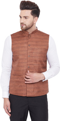 VASTRAMAY Sleeveless Solid Men Jacket