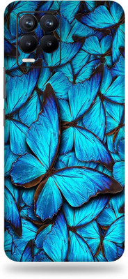 OggyBaba realme 8, realme8 Mobile Skin(Sparkling Blue Butterfly)