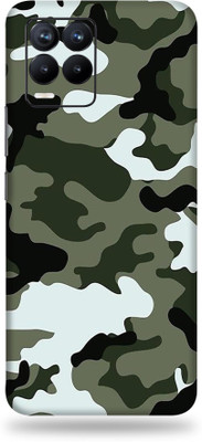 OggyBaba realme 8, realme8 Mobile Skin(Winter Army Camouflage With Matte Finish)