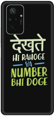 aadia XIAOMI REDMI NOTE 10 PRO MAX Mobile Skin(Black)