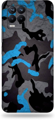 OggyBaba realme 8, realme8 Mobile Skin(Military Blue Camouflage With Matte Finish)