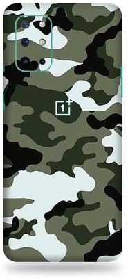 OggyBaba oneplus 8t, one+8t Mobile Skin(Winter Army Camouflage With Matte Finish)