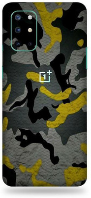 OggyBaba oneplus 8t, one+8t Mobile Skin(Military Lemon Yellow Camouflage With Matte Finish)