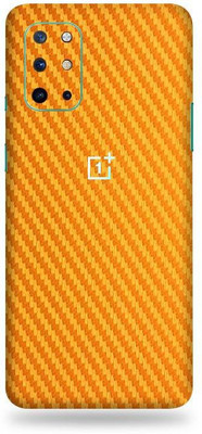 OggyBaba oneplus 8t, one+8t Mobile Skin(3D Golden Carbon Fibre)