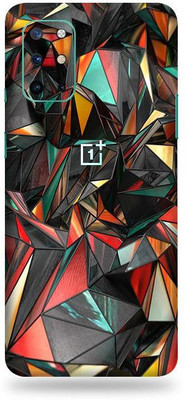 OggyBaba oneplus 8t, one+8t Mobile Skin(Polygon Blue With Gloss Finish)