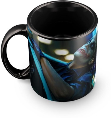 MUGKIN Article 17 DC Comics Batman Movie Joker Ceramic Coffee Mug(350 ml)