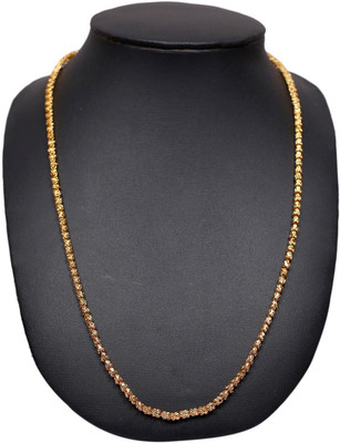 SonChiraiya Gold Plated Chandramukhi Chain For women Gold-plated Plated Alloy Chain Gold-plated Plated Alloy Chain