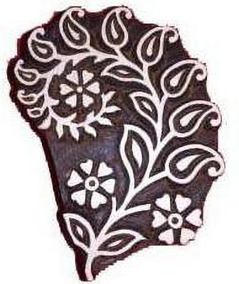 RIZA WOODEN KRAFT M1187 Printing Blocks(Pack of 1)