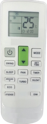 Ehop Compatible Remote Control for Air Conditioner with 6th Sense FUNCTION VE-221 Whirlpool Remote Controller(White)