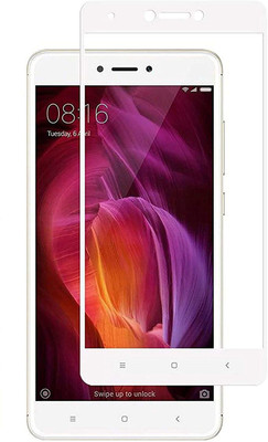 ELEF Edge To Edge Tempered Glass for XIAOMI Redmi 4 Edge to Edge White Border 11D Tempered Glass 9H Hardness(Pack of 1)