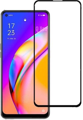 Q Box Edge To Edge Tempered Glass for oppo F19 pro(Pack of 1)