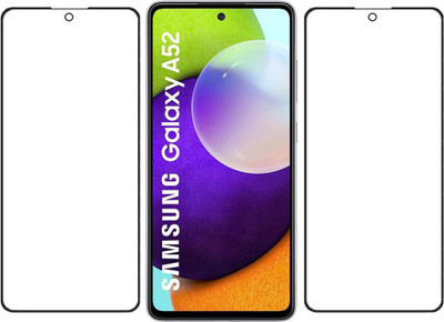 KARTRAY Edge To Edge Tempered Glass for Samsung Galaxy A52(Pack of 2)