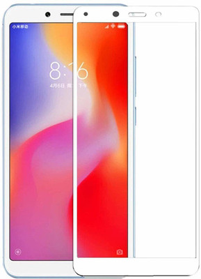 Juberous Edge To Edge Tempered Glass for Mi Redmi 6(Pack of 1)