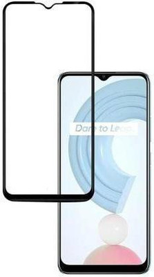 Caseline Edge To Edge Tempered Glass for Realme C25(Pack of 1)