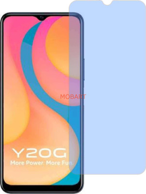 MOBART Tempered Glass Guard for VIVO Y20G (Impossible AntiBlue Light)(Pack of 1)