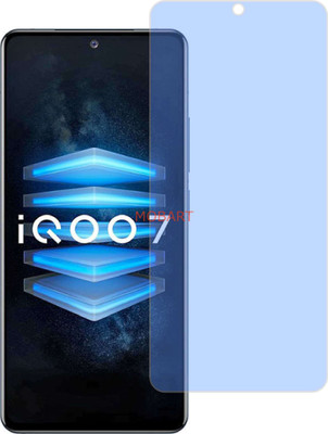 MOBART Tempered Glass Guard for VIVO IQOO 7 (Impossible AntiBlue Light)(Pack of 1)