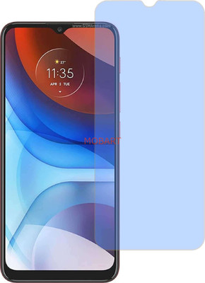 MOBART Tempered Glass Guard for MOTOROLA MOTO E7 POWER (Impossible AntiBlue Light)(Pack of 1)