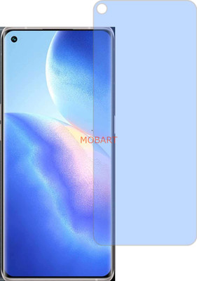 MOBART Tempered Glass Guard for OPPO FIND X3 NEO (Impossible AntiBlue Light)(Pack of 1)