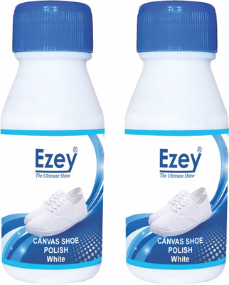 Ezey Canvas Shoe Polish -White (120gm) Set of 2 Pcs Canvas Shoe Liquid Polish(White)