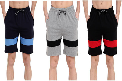 IMSA MODA Solid Men Multicolor Basic Shorts