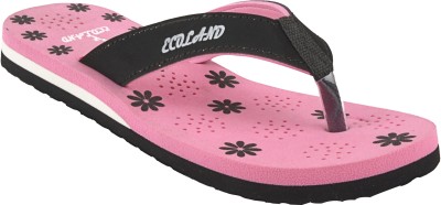 ECOLAND Women Flip Flops(Pink , 7)