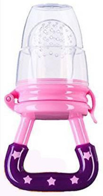 smilykid Silicone Food Nibbler/ Teether and Feeder Teether and Feeder(Pink)