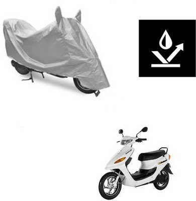Atulit enterprises Two Wheeler Cover for Indus(Yo Electron, Silver)