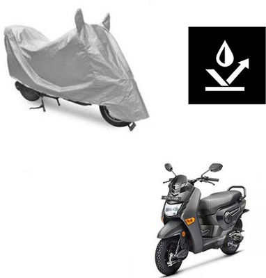 Atulit enterprises Two Wheeler Cover for Honda(Cliq, Silver)