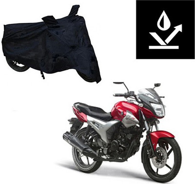 Feel heaven Two Wheeler Cover for Yamaha(SZ X, Black)