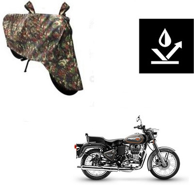 Feel heaven Two Wheeler Cover for Royal Enfield(Bullet 500, Multicolor)