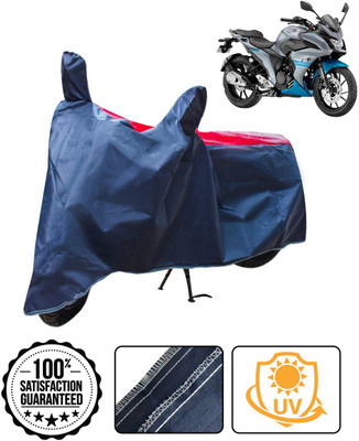 AutoRetail Two Wheeler Cover for Yamaha(Fazer 25, Red, Blue)
