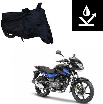 saanvi Two Wheeler Cover for Bajaj(Pulsar 150 DTS-i, Black)