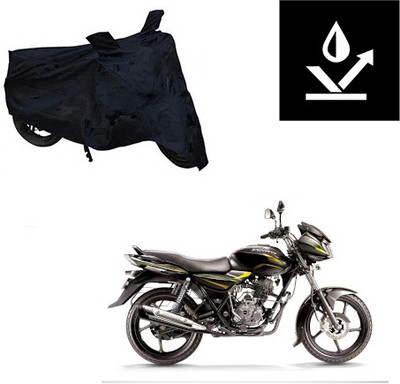 Feel heaven Two Wheeler Cover for Bajaj(Discover 100 DTS-i, Black)