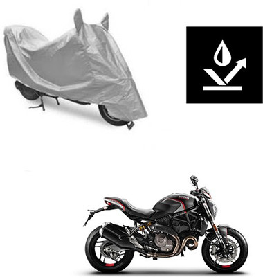 Atulit enterprises Two Wheeler Cover for Ducati(Monster 82, Silver)