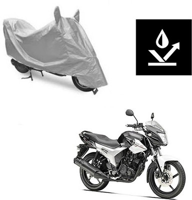 Atulit enterprises Two Wheeler Cover for Yamaha(SZ R, Silver)